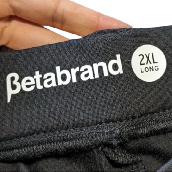 BETABRAND Classic Black Flared Bootcut Dress Yoga Pants 2XL LONG-- Career/Office - Picture 5 of 7